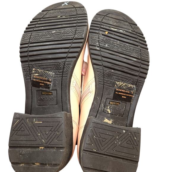 Bamboo 9 Women's Shoes Closed Toe Pink Laces Boots Booties - Picture 7 of 8